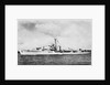 HMS 'Comus' (1945), a port near beam from just forward of broadside view, under way by unknown
