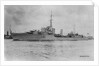 HMS 'Sikh' (1937) under way in Portsmouth Harbour by unknown
