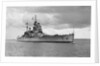 HMS 'King George V' (Br, 1939), under way, approaching Portsmouth Harbour by unknown