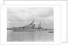 HMS 'Sirius' light cruiser (1940) under way in Portsmouth Harbour by unknown