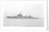 Light Cruiser HMS 'Birmingham' (1936) in September 1947, under way off Portsmouth by unknown