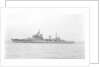 Light Cruiser HMS 'Birmingham' (1936) in September 1947, under way off Portsmouth by unknown