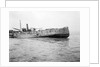 The port quarter view of the light cruiser HMS 'Arethusa' (1913) aground on Cutler Shoal. by Lieutenant Geoffroy William Winsmore Hooper