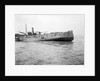 The port quarter view of the light cruiser HMS 'Arethusa' (1913) aground on Cutler Shoal. by Lieutenant Geoffroy William Winsmore Hooper