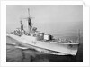 Frigate HMS 'Llandaff' (1955) under way at sea by unknown