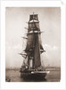 A port view of 'Nautilus' bearing up to her anchorage in Plymouth Sound 1895-1905 by unknown