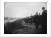 Spectators on the tow path on the south bank of the Thames near Hammersmith Bridge on Boat Race Day, 1907 by unknown
