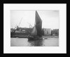 A spritsail barge under way off the Free Trade Wharves by Unknown