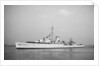 'Ajax' (Br, 1934) under tow, approaching Chatham dockyard on return from the River Plate by unknown