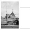 Light cruiser HMS 'Dido' (1939) alongside in Bidston Dock, Birkenhead by unknown