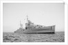 Light cruiser HMS 'Dido' (1939) anchored in Scapa Flow by unknown