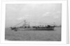 Aircraft carrier HMS 'Illustrious' (1939) on 15th June 1953, anchored in Line F at Spithead for the Coronation Review. Dressed overall by unknown