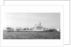 Air craft carrier HMS 'Implacable' (1942) in June 1953, anchored in Line F at Spithead for the Coronation Review by unknown