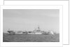 'Indomitable' (Br, 1940) anchored in Line F at Spithead for the Coronation Review by unknown