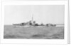 HMS 'Janus' (Br, 1938), under way at speed off Alexandria, passing HMS 'Phoebe' (Br, 1939), 12 May 1941 by unknown