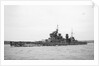 HMS 'King George V' (Br, 1939), under way, bound out at Scapa Flow, 2 April 1941 by unknown