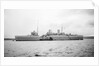 Submarine depot ship HMS 'Maidstone' (1937), at moorings off Lyness, Scapa Flow by unknown