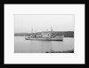 'Reclaim' (Br, 1948), anchored at Tobermory working on the salvage of a helicopter by unknown