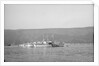 Photograph of vessel 'RML539' (1942) a starboard side view, taken from just abaft the beam, of the vessel at moorings in Holy Loch in 1945 with four other rescue launches in the same line by unknown