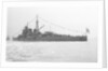 The heavy cruiser 'Ashigara' (Ja, 1928)  anchored in Line G at Spithead for the Coronation Review, dressed overall by unknown