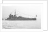 The heavy cruiser 'Ashigara' (Ja, 1928)  anchored in Line G at Spithead for the Coronation Review, dressed overall by unknown