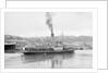The 'Royal Iris' (Br, 1906) under way in Cork harbour, dressed overall by unknown