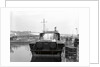 HMS 'Scimitar' (1969), fast training boat, alongside in the fitting out basin at Vosper's Portchester shipyard by unknown