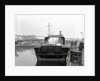 HMS 'Scimitar' (1969), fast training boat, alongside in the fitting out basin at Vosper's Portchester shipyard by unknown