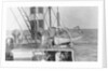 Deck and lifeboat view aboard cargo liner 'Craftsman' (Br, 1897), Charente S S Co Ltd by unknown