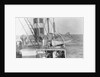 Deck and lifeboat view aboard cargo liner 'Craftsman' (Br, 1897), Charente S S Co Ltd by unknown