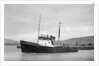 Salvage tug 'Turmoil' (Br, 1944, The Admiralty, Overseas Towage & Salvage Co Ltd) under way at Swansea, bound out by unknown