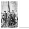 The second mate, the master, the first mate and the ship's dog by Alan Villiers