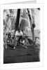 Alan Villiers aboard the 'Grace Harwar' by Alan Villiers