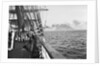 Land on the Horizon - Ailsa Craig on starboard and the 'Grace Harwar' is towed from Queenstown by Alan Villiers