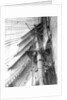 On board the 'Parma': looking aloft on the Mizzen, the interlacing stays supporting the mast by Alan Villiers