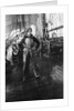 Elisabeth Jacobsen on deck, in oilskins, aboard 4 masted barque 'Parma' (Fi, 1902), ex 'Arrow' (Ruben de Cloux) by Alan Villiers