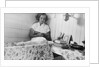Elizabeth Jacobsen in her bunk by Alan Villiers