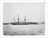 HMS 'Penguin' (1876) and USS 'Celtic' (1891) moored at Sydney Harbour by Willoughby Pudsey Dawson