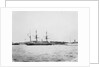 HMS 'Penguin' (1876) and USS 'Celtic' (1891) moored at Sydney Harbour by Willoughby Pudsey Dawson