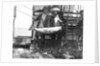Two crew with large fish onboard HMS 'Penguin' (1876) by Willoughby Pudsey Dawson