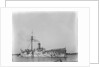 The Japanese cruiser 'Hashidate' (1891) at anchor by Kenneth Hurlstone Jones