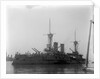 The German battleship 'Kurfurst Friedrich Wilhelm' (1891) at anchor by Kenneth Hurlstone Jones
