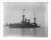 The German battleship 'Weissenburg' (1891) at anchor by Kenneth Hurlstone Jones