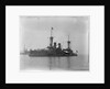 The German battleship 'Weissenburg' (1891) at anchor by Kenneth Hurlstone Jones
