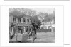 Two Chinese men carrying a load suspended from a pole between them by Kenneth Hurlstone Jones
