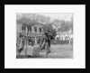 Two Chinese men carrying a load suspended from a pole between them by Kenneth Hurlstone Jones