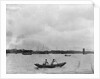 Two women rowing a double ended sampan, Shanghai by Kenneth Hurlstone Jones