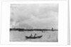 Two women rowing a double ended sampan, Shanghai by Kenneth Hurlstone Jones