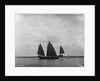 A three-masted 'man of war' Junk near Shanghai by Kenneth Hurlstone Jones