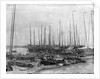 Junks and sampans near the French Concession, Shanghai by Kenneth Hurlstone Jones